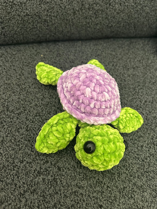 Turtle amigurumi purple