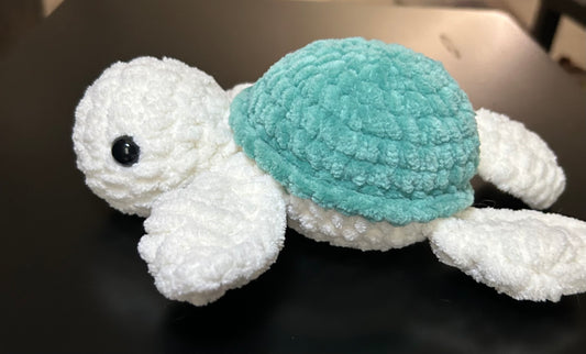 Turtle amigurumi blue