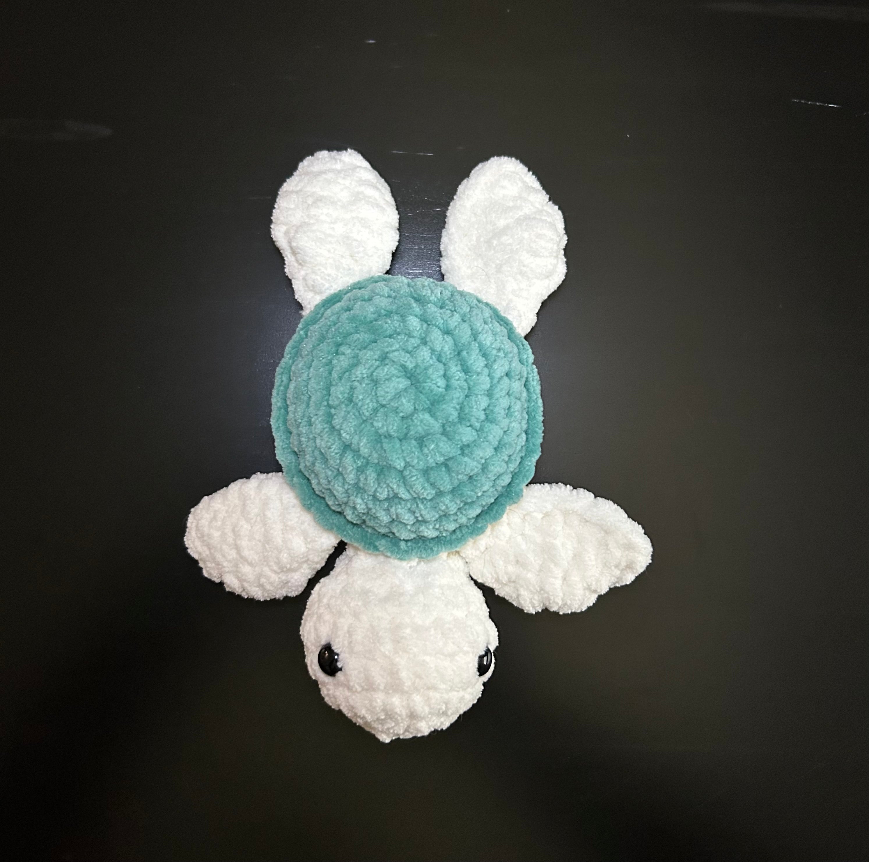 Turtle amigurumi blue