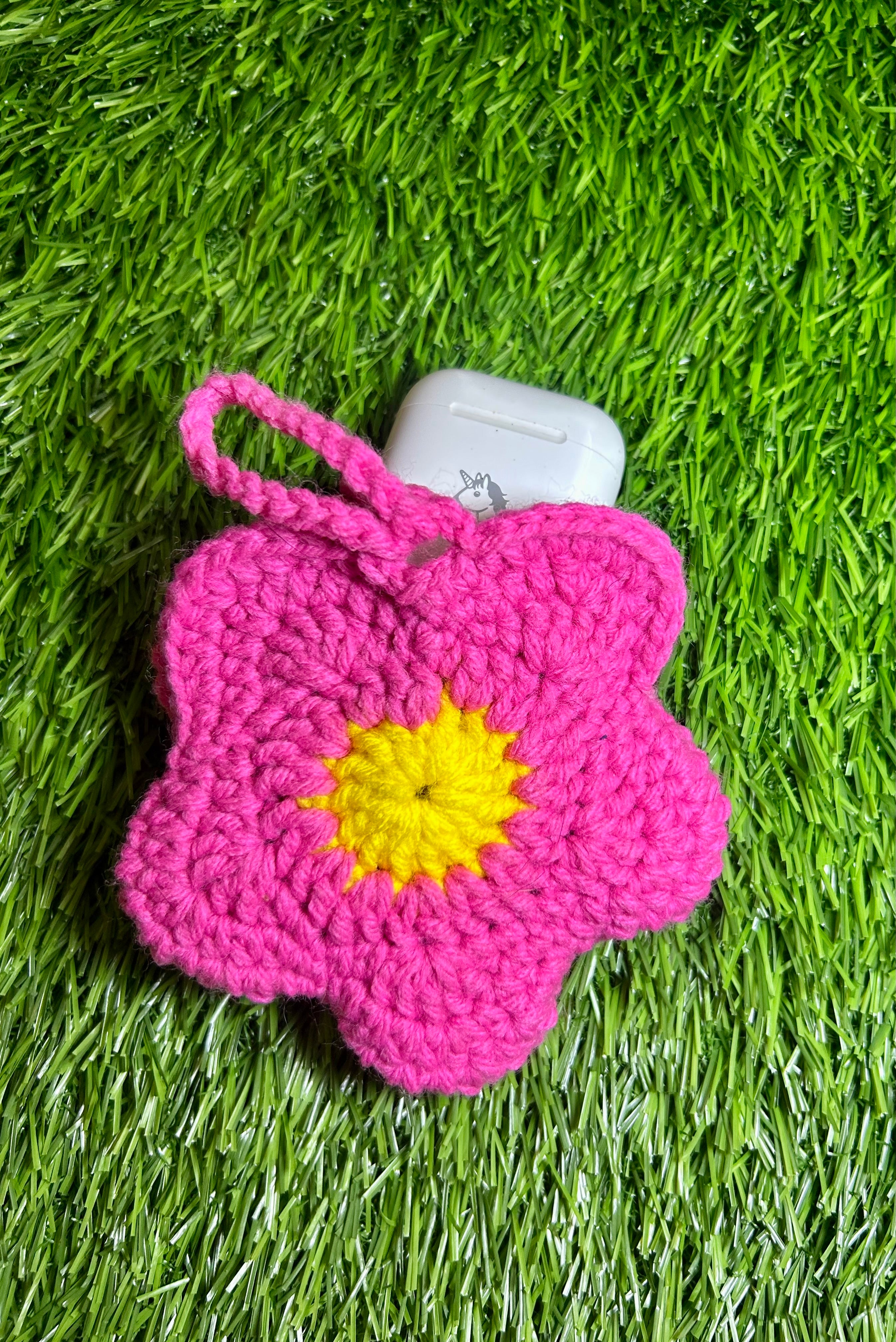 Flower earphone bag