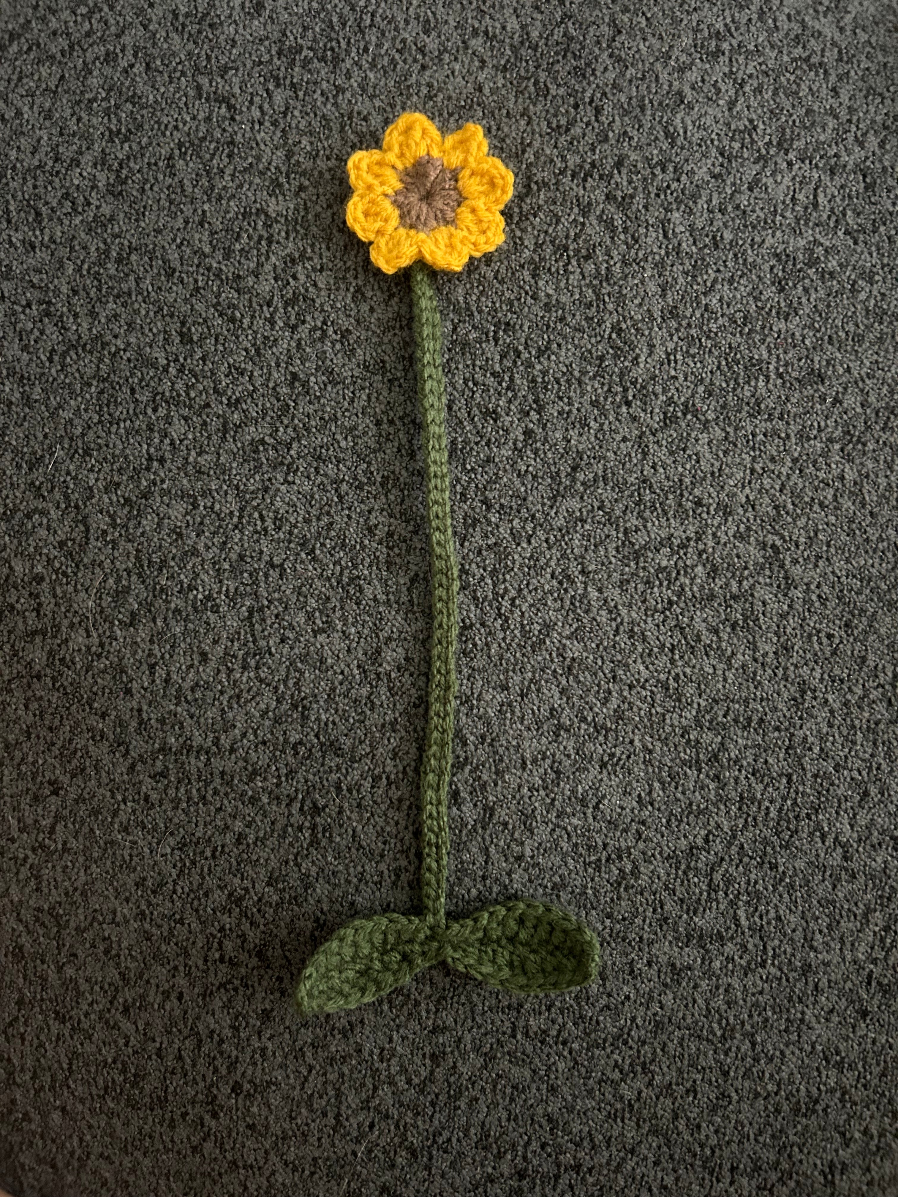 Sunflower bookmark