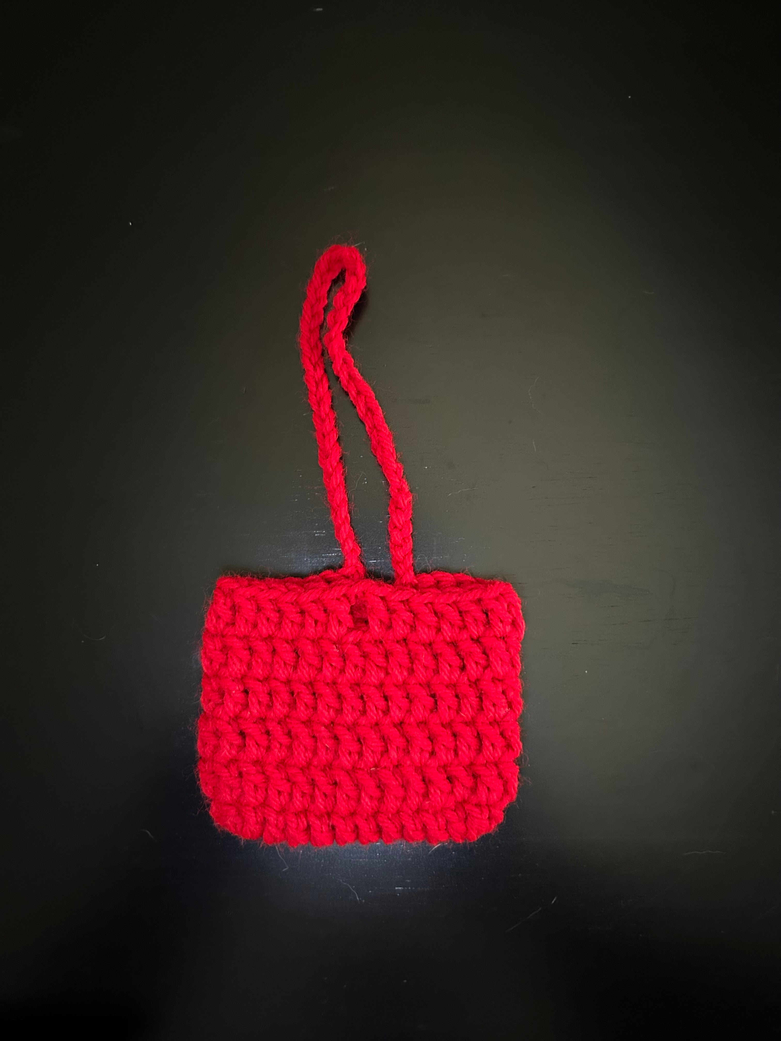 Earphone pouch red