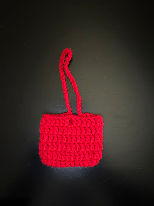 Earphone pouch red