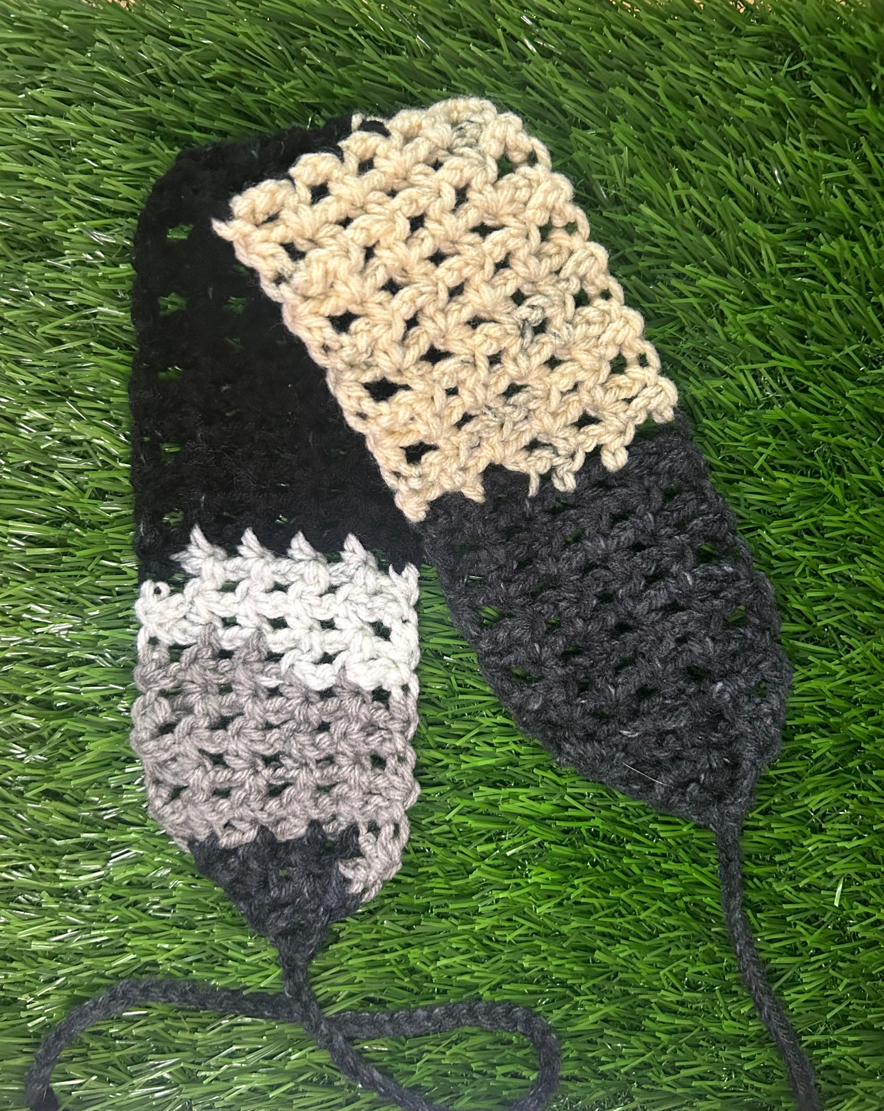 Mesh headband black mix